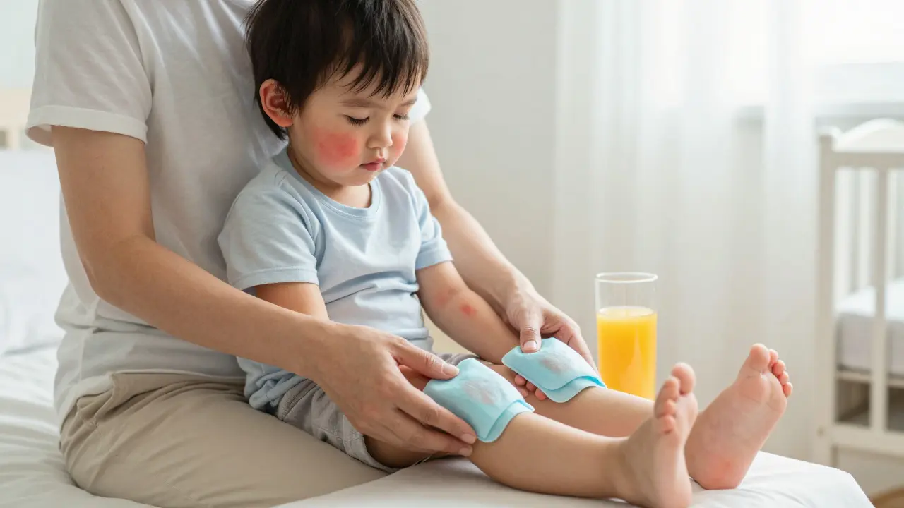 Čím zklidnit vyrážku způsobenou syndromem ruka-noha-ústa u dětí
