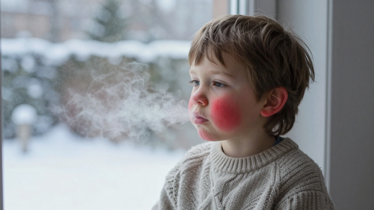 Co znamenají červené tváře u dětí? Příčiny a kdy jít k lékaři