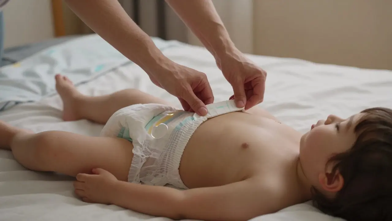 Jak poznat správnou velikost plenky pro dítě s nočním pomočováním