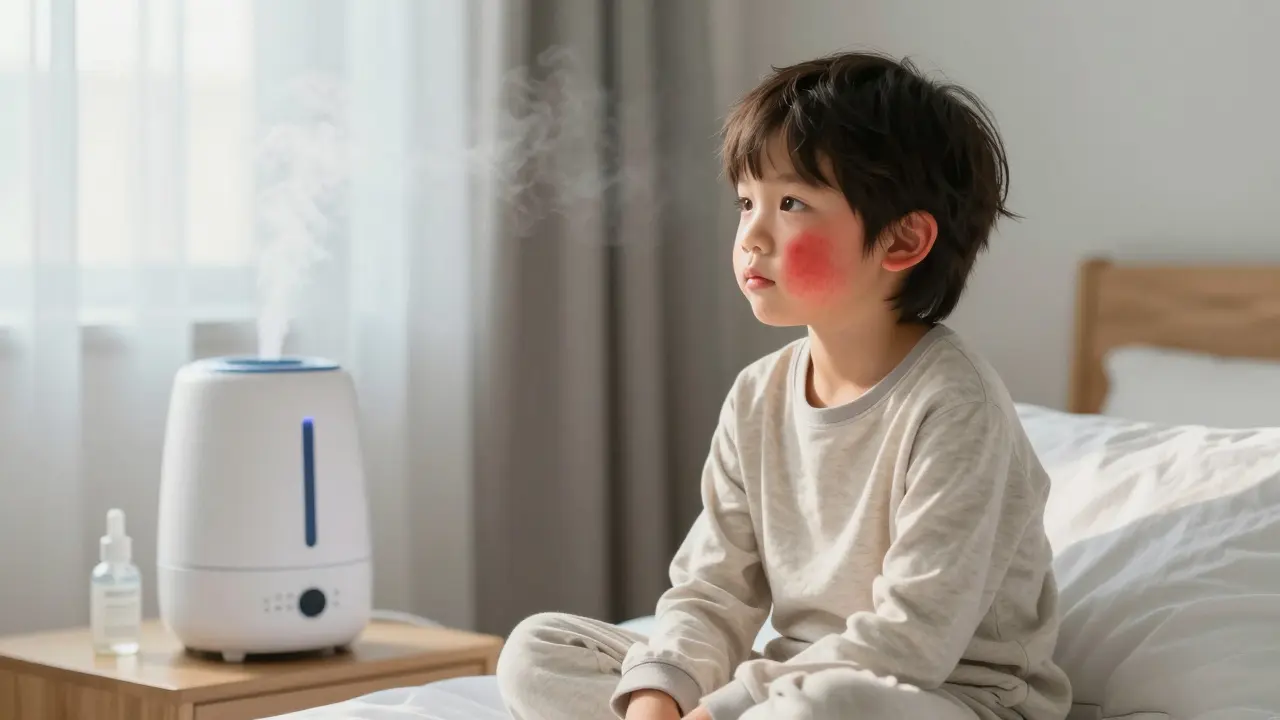 Jak zklidnit vyrážku způsobenou infekčním erytémem u dětí