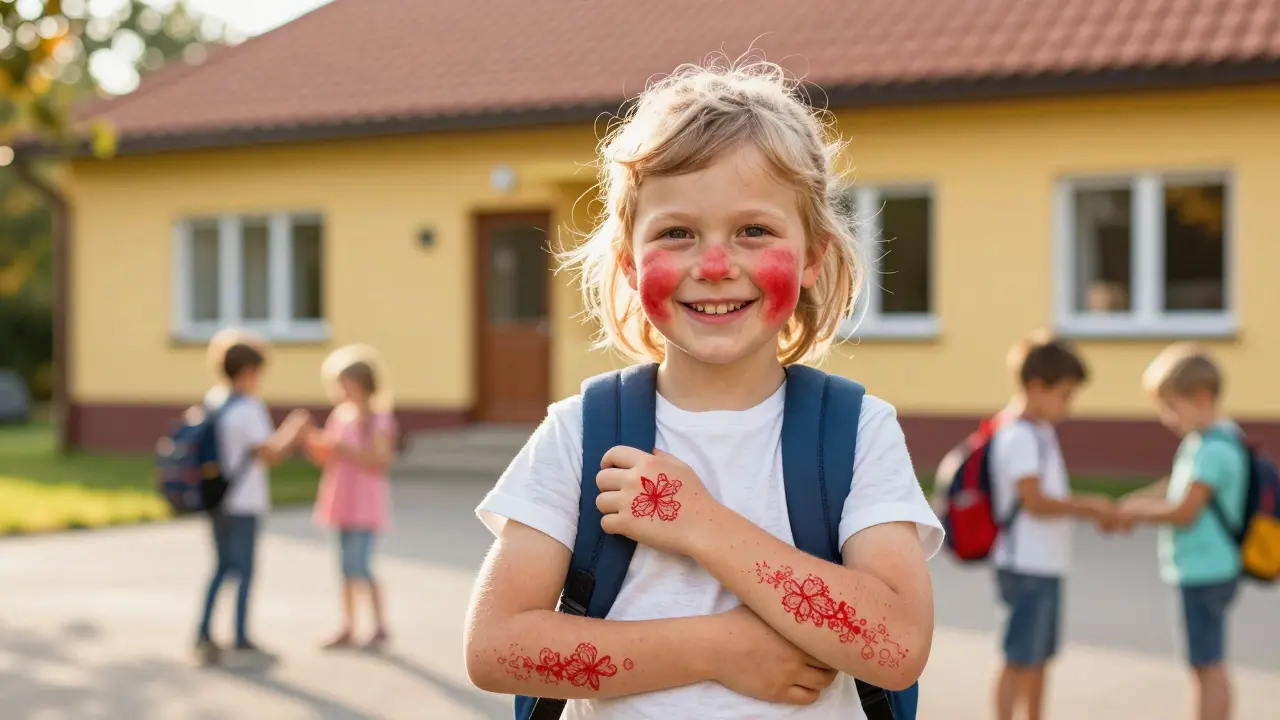 Jak dlouho být po infekčním erytému doma?