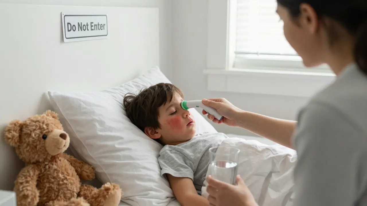 Jak dlouho se dítě s spalničkami musí držet doma?