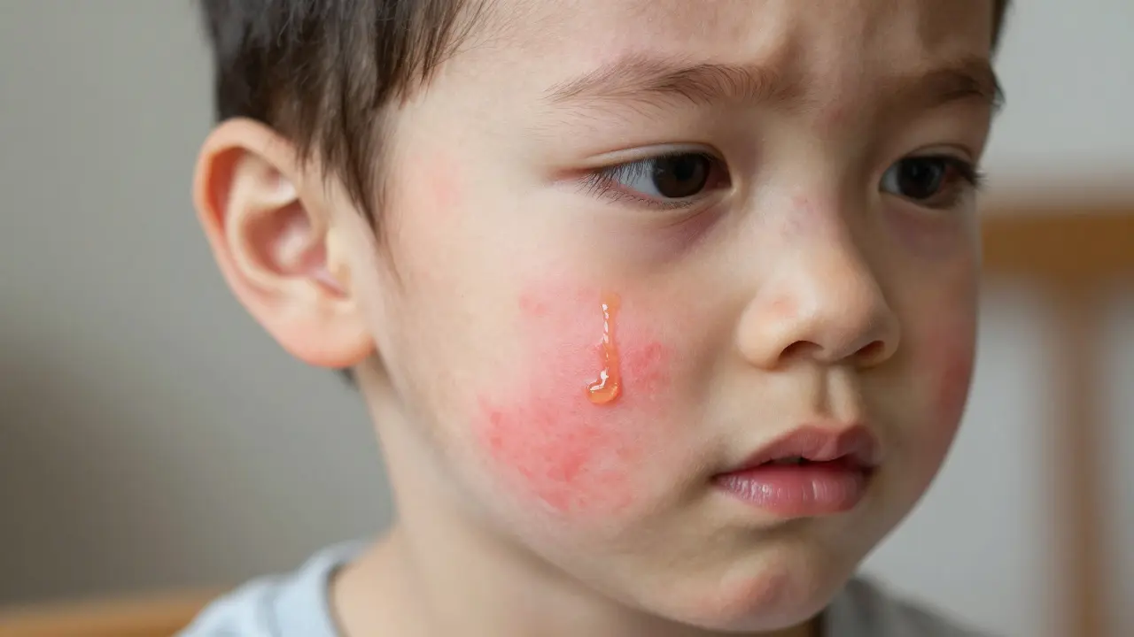 Jak vypadá impetigo u dětí - příznaky, rozdíly a co dělat