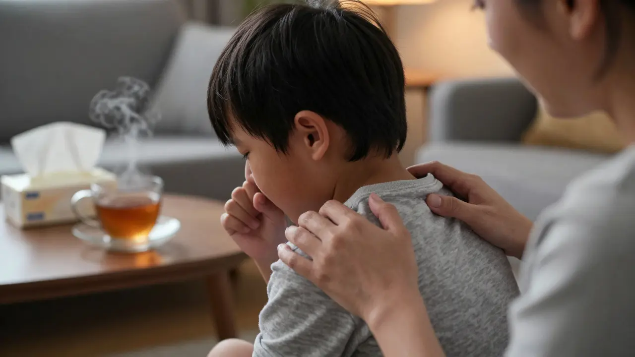 Zánět průdušek u dětí: Jak pomoci bez antibiotik a kdy už volat lékaře