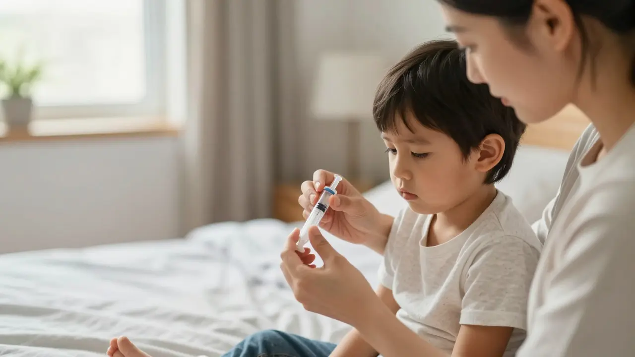 Podávání antibiotik dítěti v domácím prostředí